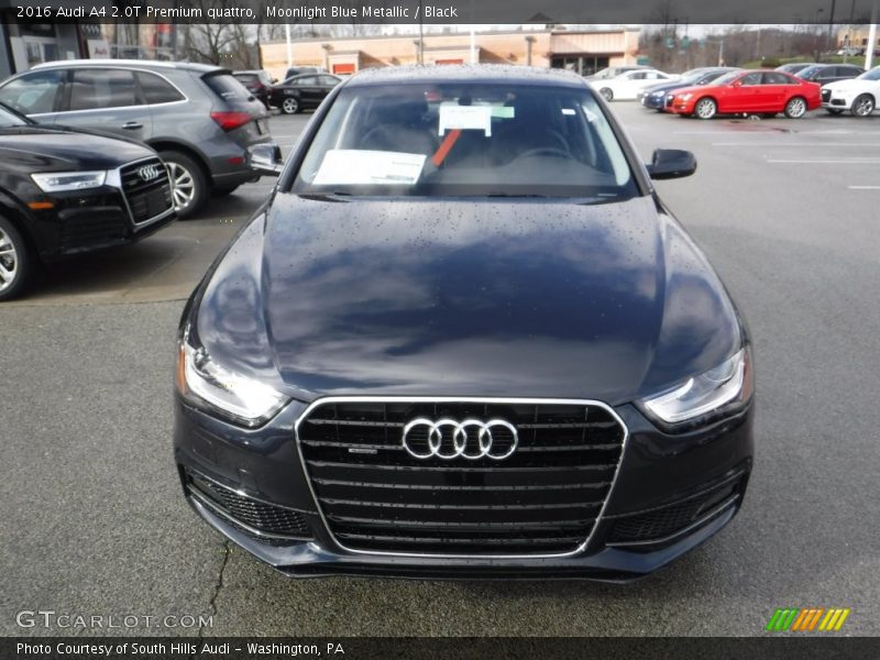 Moonlight Blue Metallic / Black 2016 Audi A4 2.0T Premium quattro