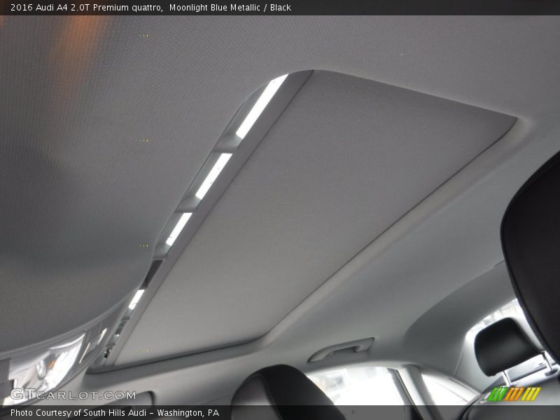 Moonlight Blue Metallic / Black 2016 Audi A4 2.0T Premium quattro