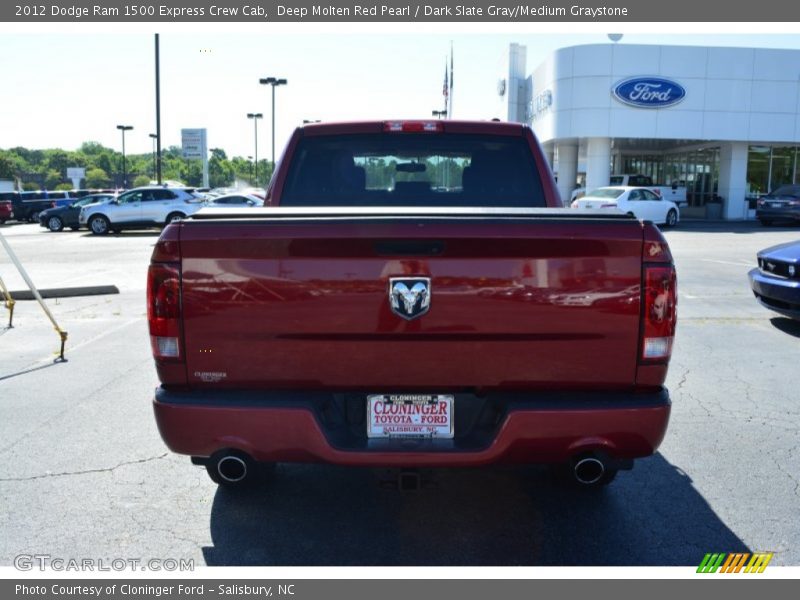 Deep Molten Red Pearl / Dark Slate Gray/Medium Graystone 2012 Dodge Ram 1500 Express Crew Cab