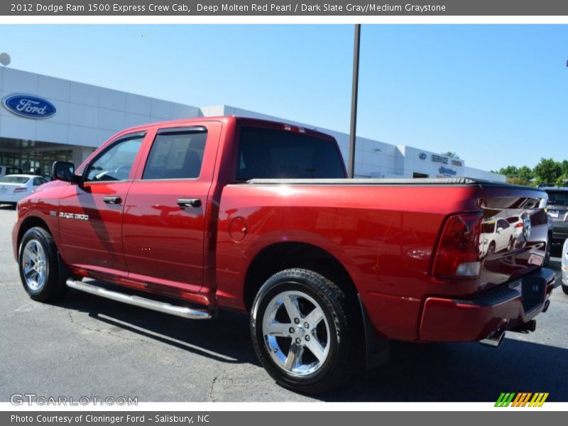 Deep Molten Red Pearl / Dark Slate Gray/Medium Graystone 2012 Dodge Ram 1500 Express Crew Cab