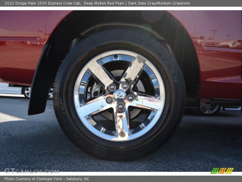Deep Molten Red Pearl / Dark Slate Gray/Medium Graystone 2012 Dodge Ram 1500 Express Crew Cab