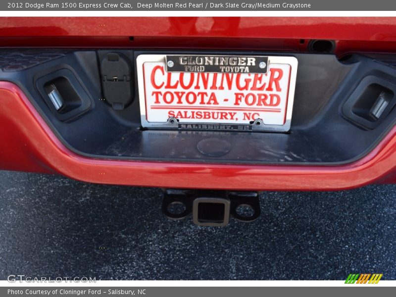 Deep Molten Red Pearl / Dark Slate Gray/Medium Graystone 2012 Dodge Ram 1500 Express Crew Cab