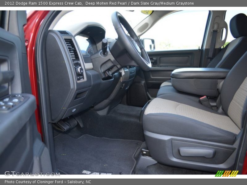 Deep Molten Red Pearl / Dark Slate Gray/Medium Graystone 2012 Dodge Ram 1500 Express Crew Cab