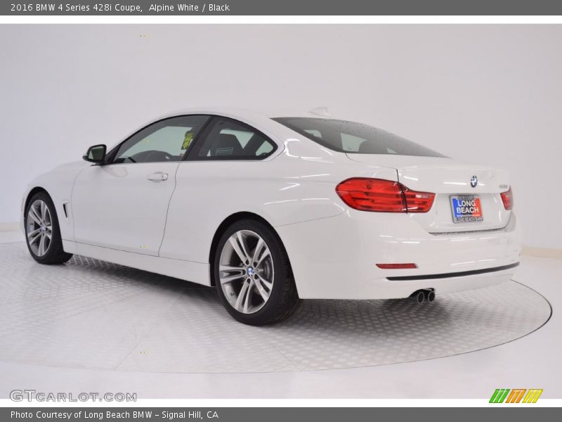 Alpine White / Black 2016 BMW 4 Series 428i Coupe