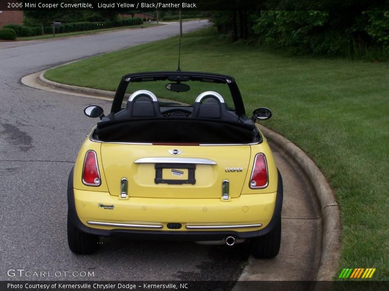 Liquid Yellow / Black/Panther Black 2006 Mini Cooper Convertible