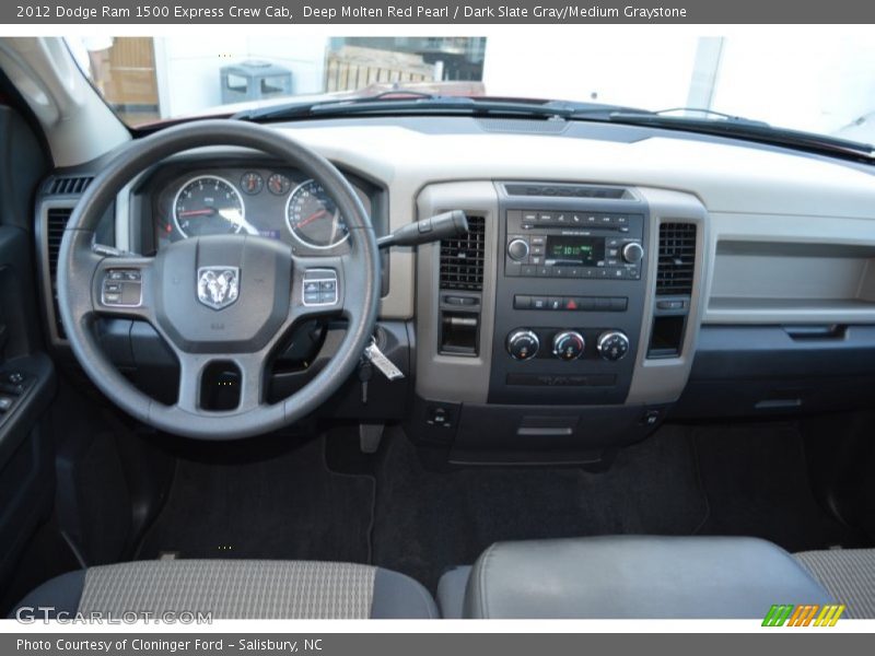 Deep Molten Red Pearl / Dark Slate Gray/Medium Graystone 2012 Dodge Ram 1500 Express Crew Cab