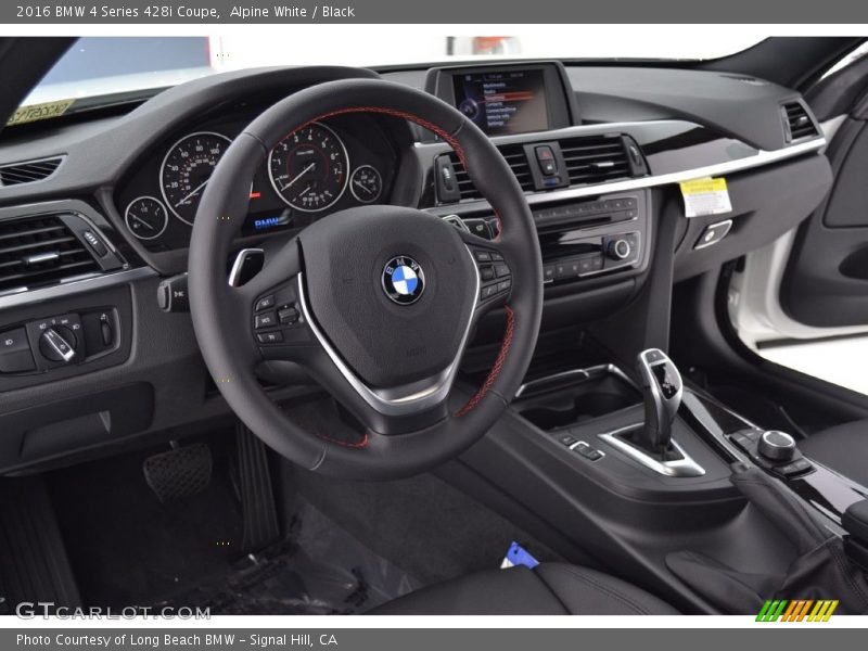 Alpine White / Black 2016 BMW 4 Series 428i Coupe