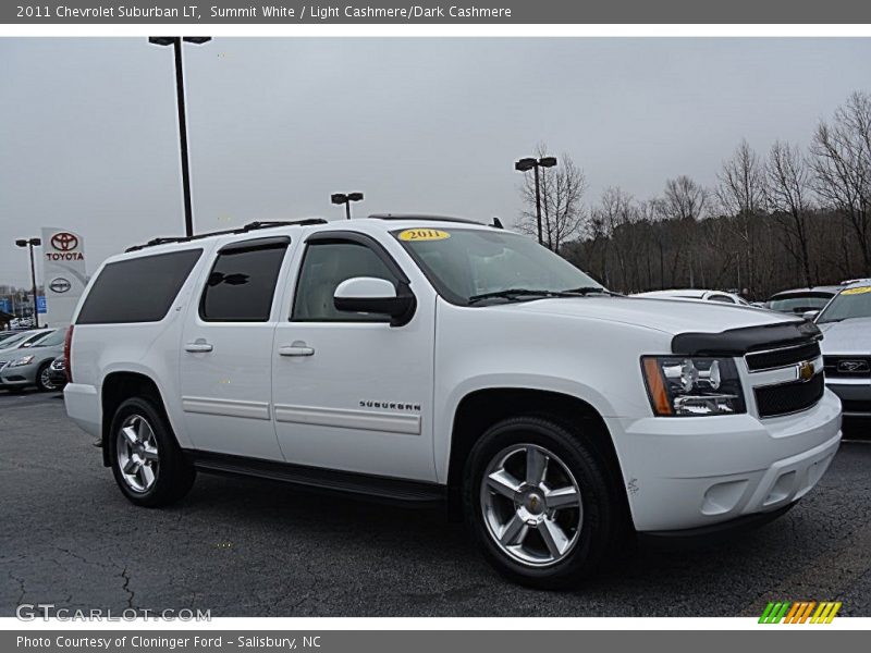 Summit White / Light Cashmere/Dark Cashmere 2011 Chevrolet Suburban LT