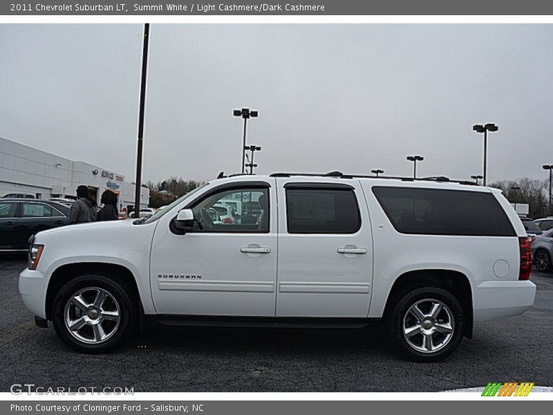 Summit White / Light Cashmere/Dark Cashmere 2011 Chevrolet Suburban LT