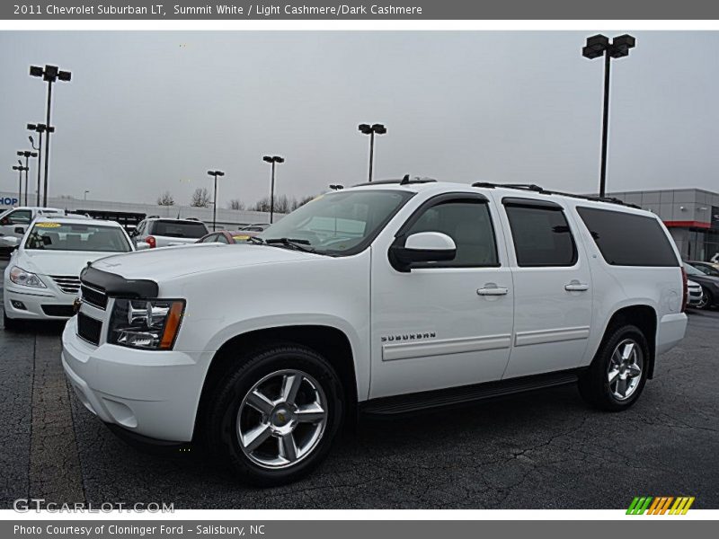 Summit White / Light Cashmere/Dark Cashmere 2011 Chevrolet Suburban LT