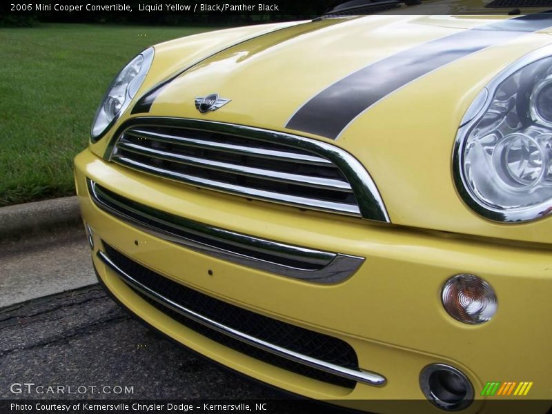 Liquid Yellow / Black/Panther Black 2006 Mini Cooper Convertible