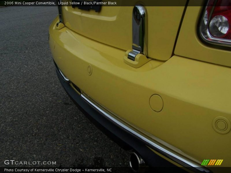 Liquid Yellow / Black/Panther Black 2006 Mini Cooper Convertible