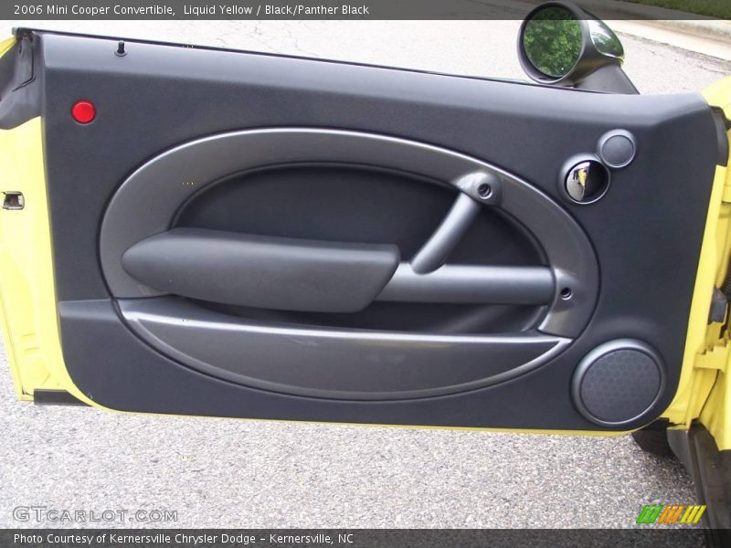 Liquid Yellow / Black/Panther Black 2006 Mini Cooper Convertible
