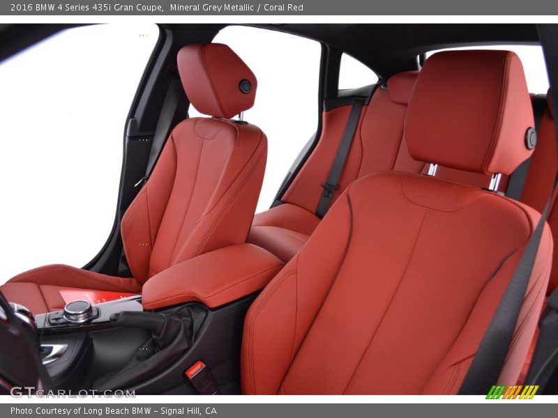 Mineral Grey Metallic / Coral Red 2016 BMW 4 Series 435i Gran Coupe