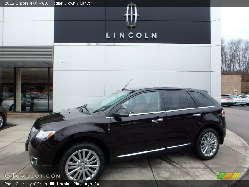 Kodiak Brown / Canyon 2013 Lincoln MKX AWD