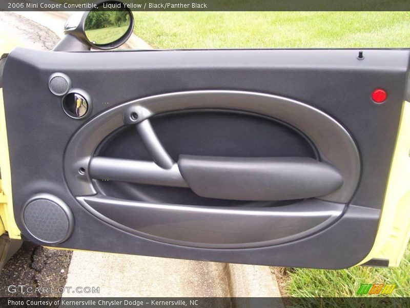 Liquid Yellow / Black/Panther Black 2006 Mini Cooper Convertible