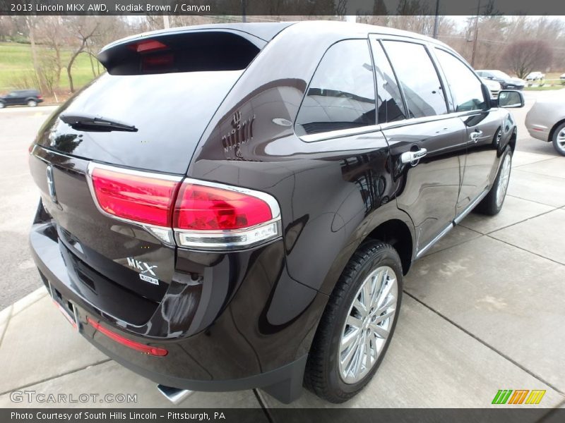 Kodiak Brown / Canyon 2013 Lincoln MKX AWD