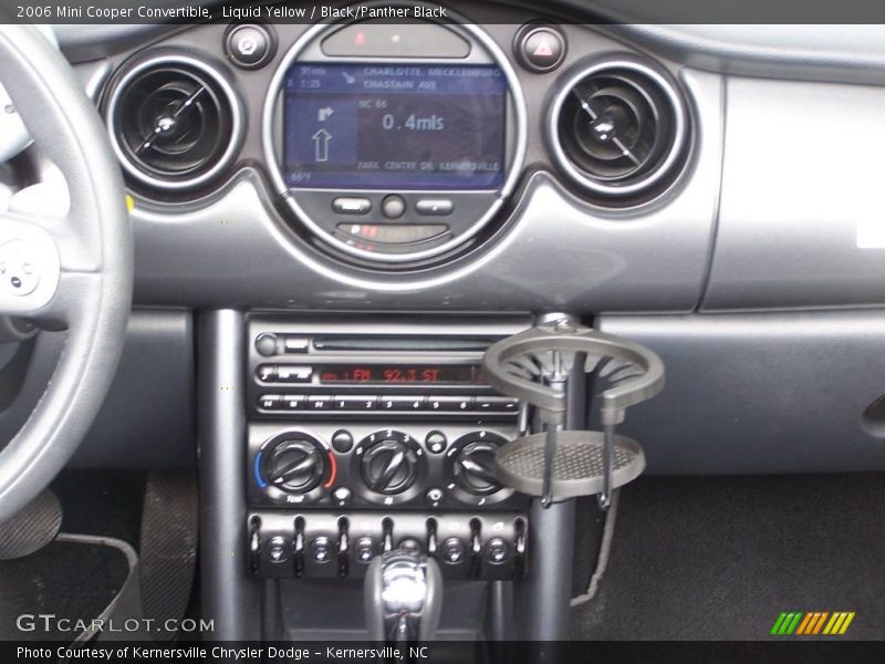 Liquid Yellow / Black/Panther Black 2006 Mini Cooper Convertible