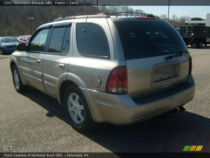 Pewter / Camel 2002 Oldsmobile Bravada AWD