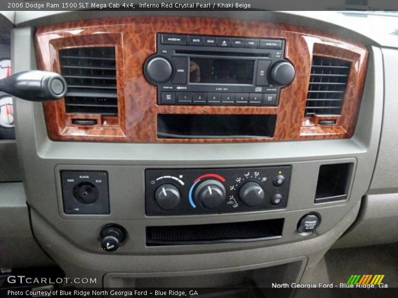 Inferno Red Crystal Pearl / Khaki Beige 2006 Dodge Ram 1500 SLT Mega Cab 4x4