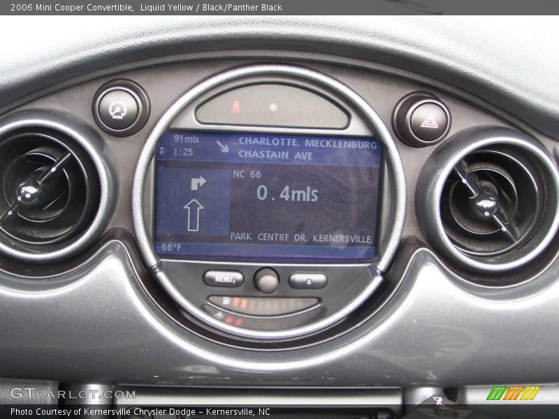 Liquid Yellow / Black/Panther Black 2006 Mini Cooper Convertible