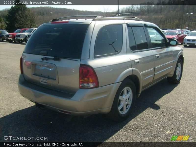 Pewter / Camel 2002 Oldsmobile Bravada AWD