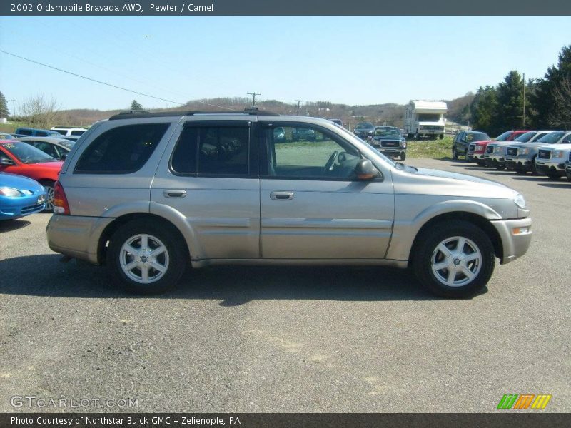 Pewter / Camel 2002 Oldsmobile Bravada AWD