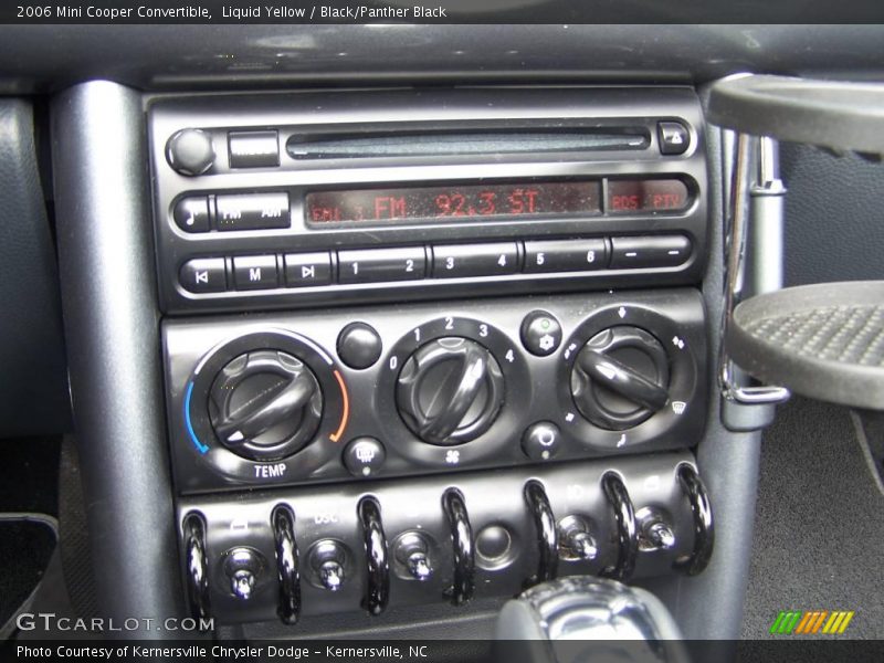Liquid Yellow / Black/Panther Black 2006 Mini Cooper Convertible