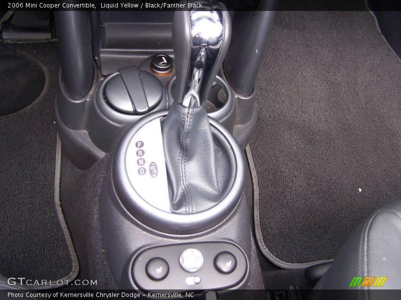 Liquid Yellow / Black/Panther Black 2006 Mini Cooper Convertible