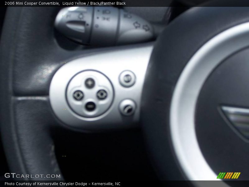 Liquid Yellow / Black/Panther Black 2006 Mini Cooper Convertible