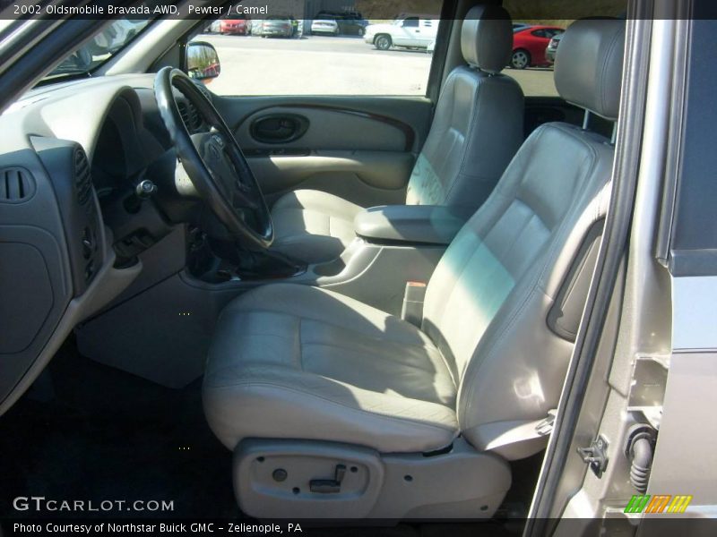 Pewter / Camel 2002 Oldsmobile Bravada AWD