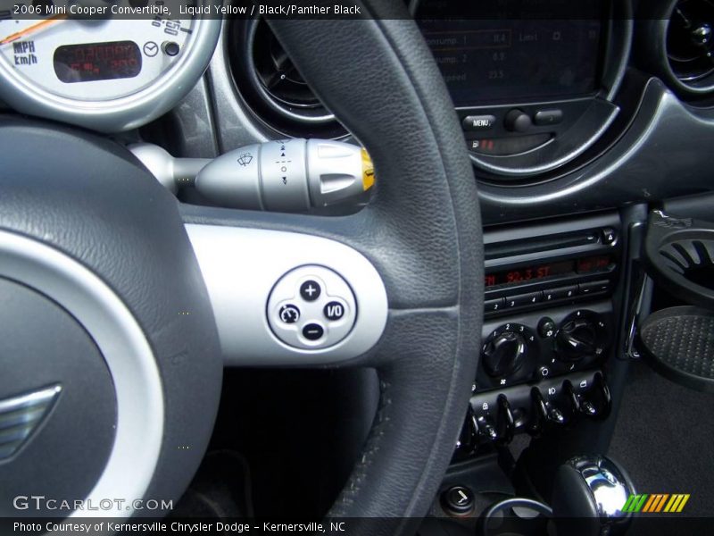 Liquid Yellow / Black/Panther Black 2006 Mini Cooper Convertible