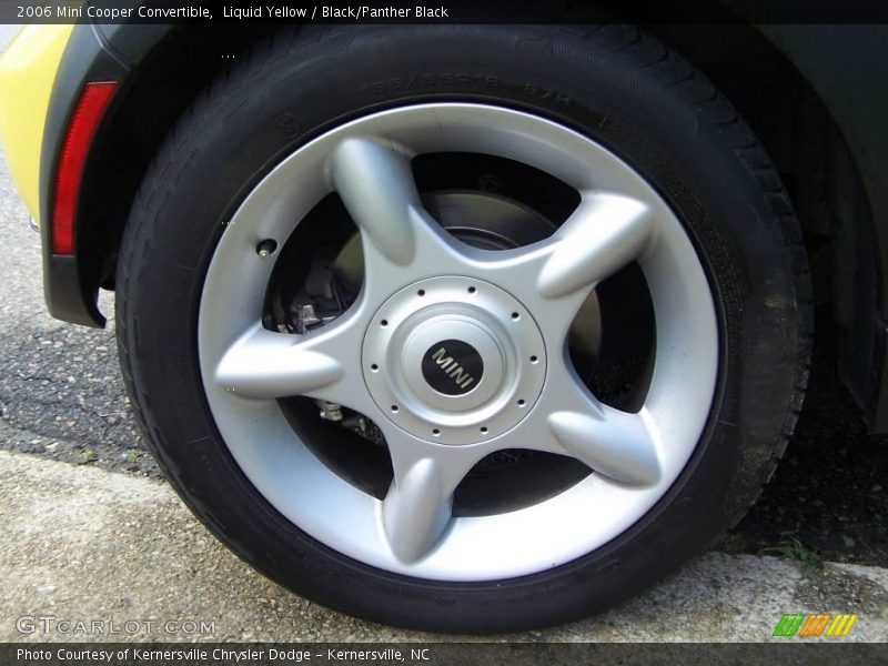 Liquid Yellow / Black/Panther Black 2006 Mini Cooper Convertible