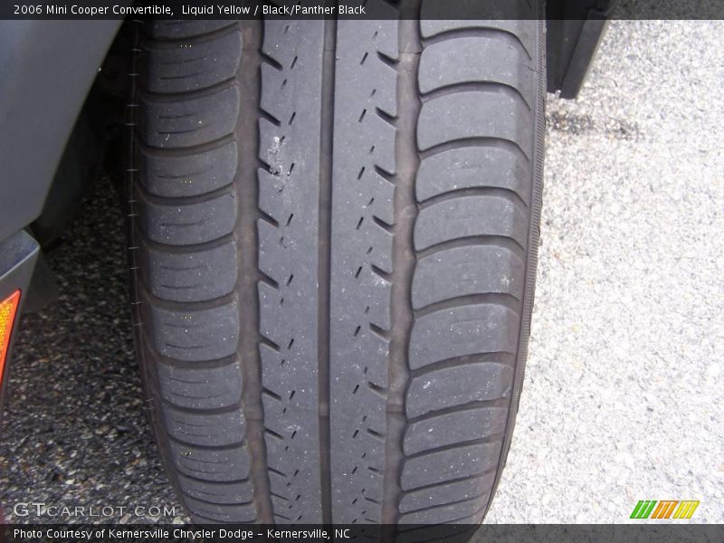 Liquid Yellow / Black/Panther Black 2006 Mini Cooper Convertible
