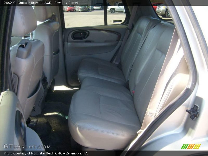 Pewter / Camel 2002 Oldsmobile Bravada AWD