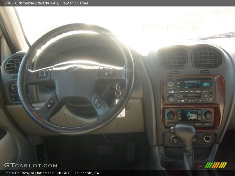Pewter / Camel 2002 Oldsmobile Bravada AWD