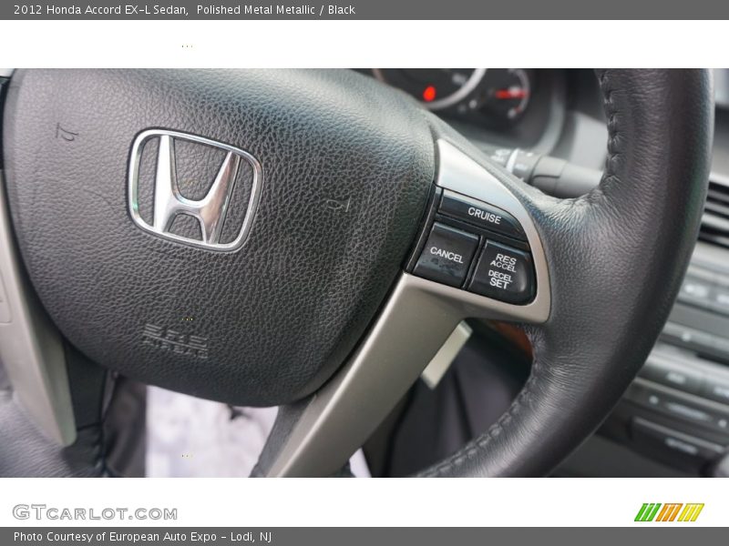 Polished Metal Metallic / Black 2012 Honda Accord EX-L Sedan
