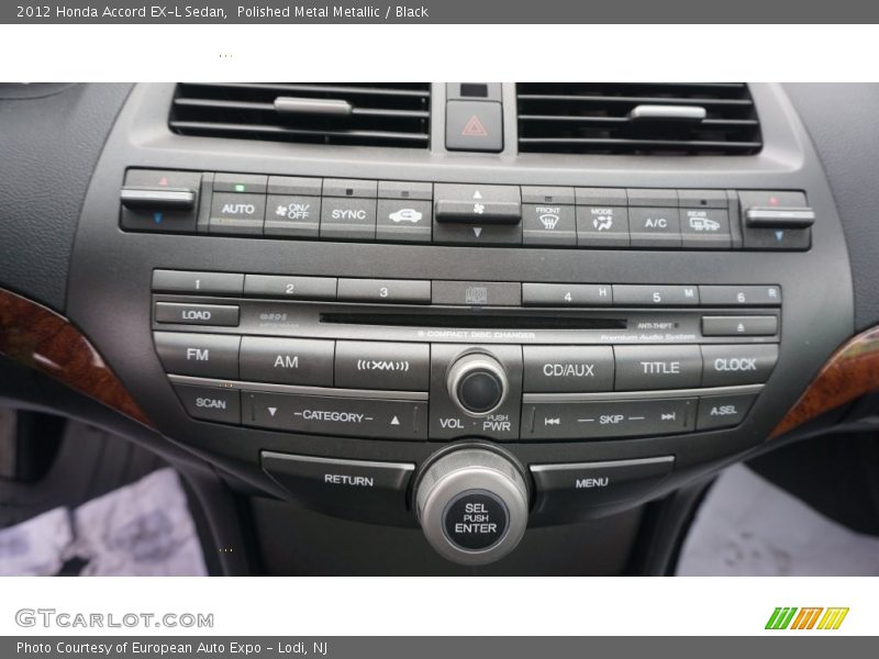 Polished Metal Metallic / Black 2012 Honda Accord EX-L Sedan