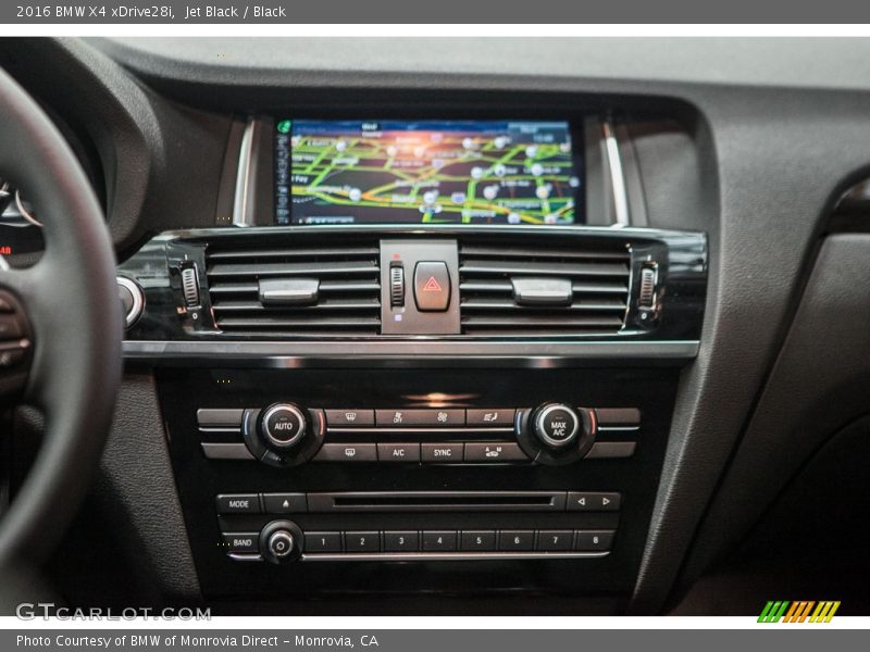 Jet Black / Black 2016 BMW X4 xDrive28i