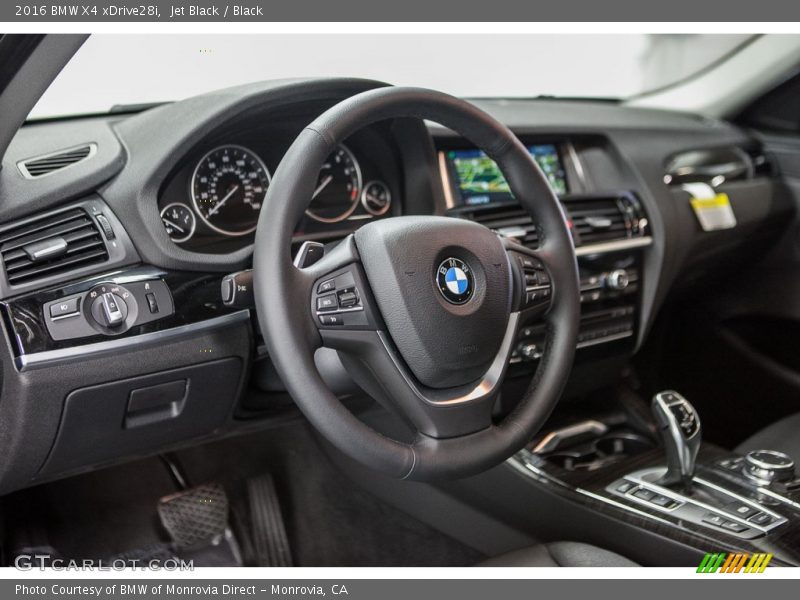 Jet Black / Black 2016 BMW X4 xDrive28i