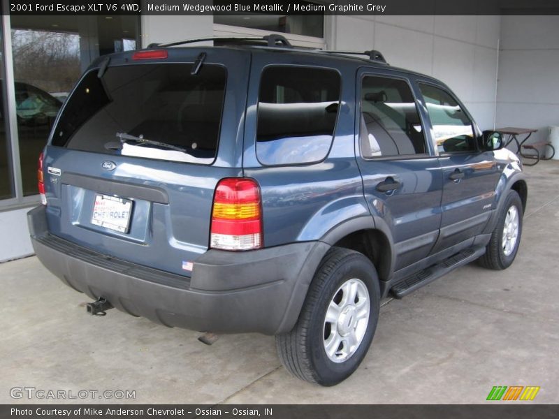 Medium Wedgewood Blue Metallic / Medium Graphite Grey 2001 Ford Escape XLT V6 4WD