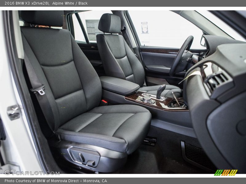 Alpine White / Black 2016 BMW X3 xDrive28i