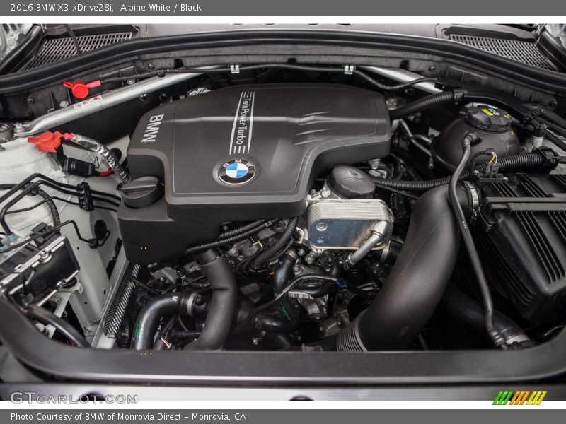 Alpine White / Black 2016 BMW X3 xDrive28i