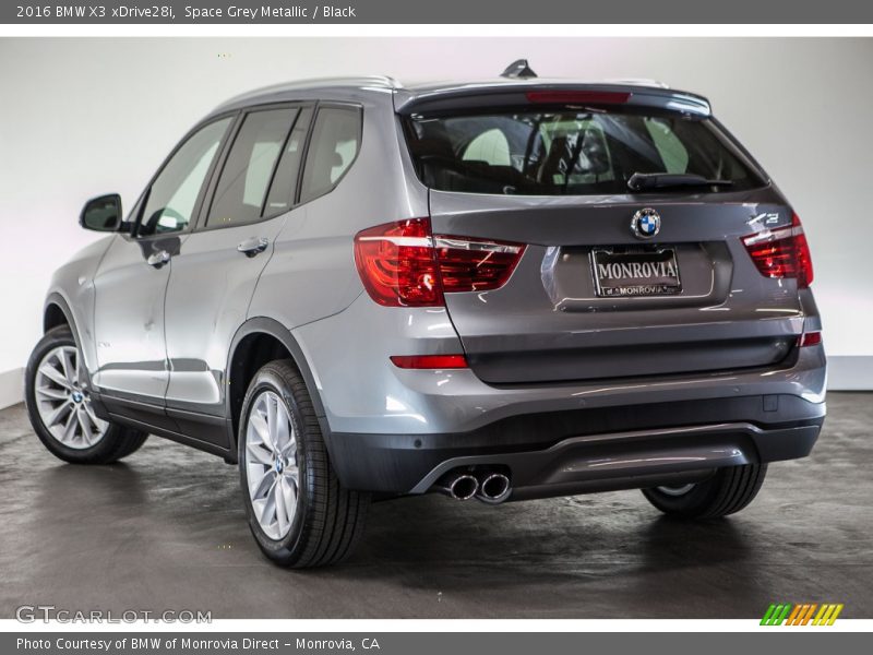 Space Grey Metallic / Black 2016 BMW X3 xDrive28i