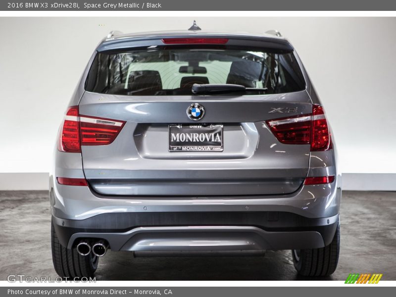Space Grey Metallic / Black 2016 BMW X3 xDrive28i