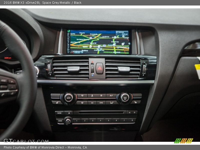 Space Grey Metallic / Black 2016 BMW X3 xDrive28i