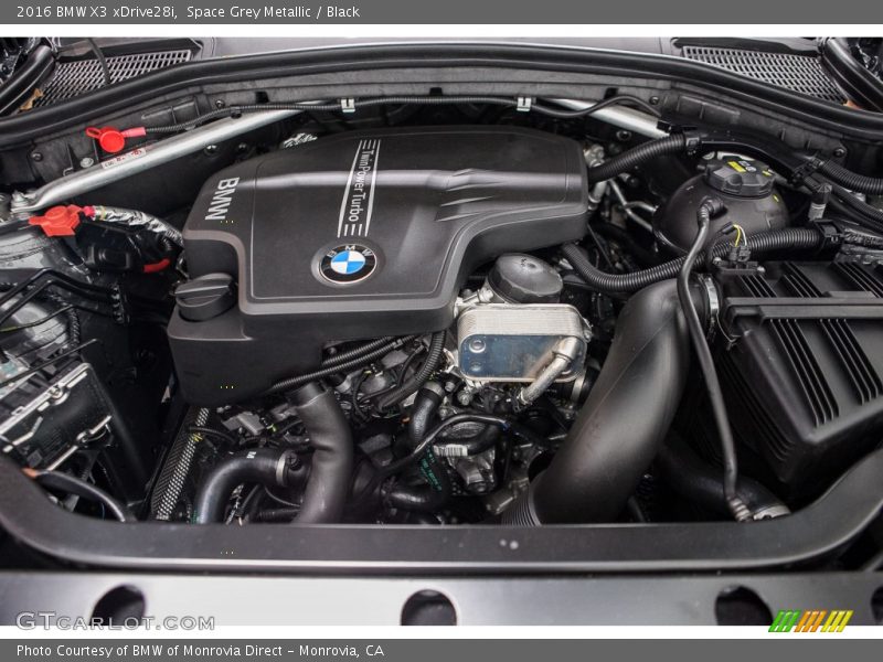 Space Grey Metallic / Black 2016 BMW X3 xDrive28i