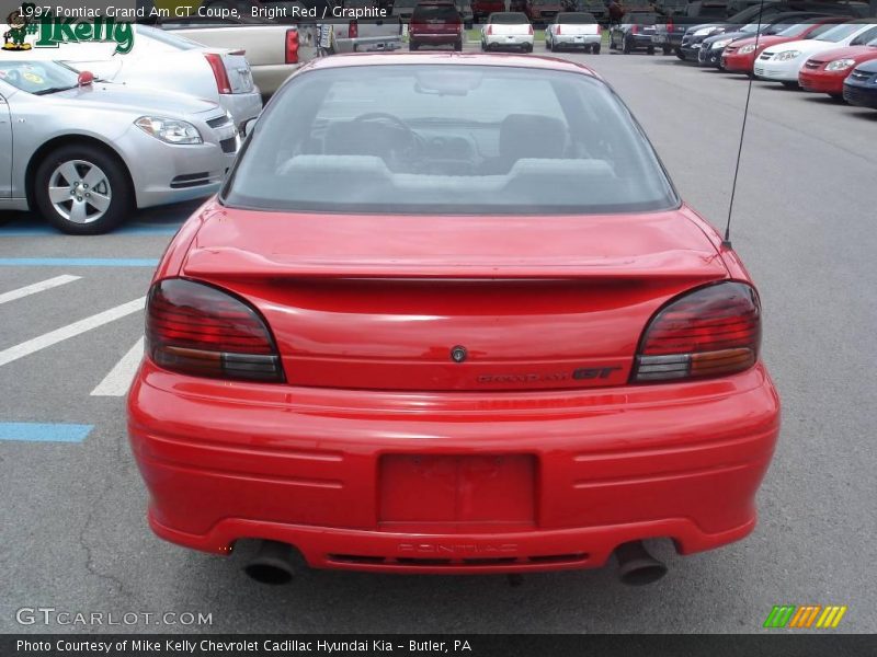 Bright Red / Graphite 1997 Pontiac Grand Am GT Coupe
