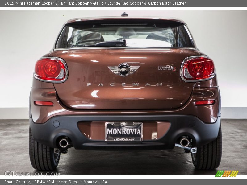 Brilliant Copper Metallic / Lounge Red Copper & Carbon Black Leather 2015 Mini Paceman Cooper S