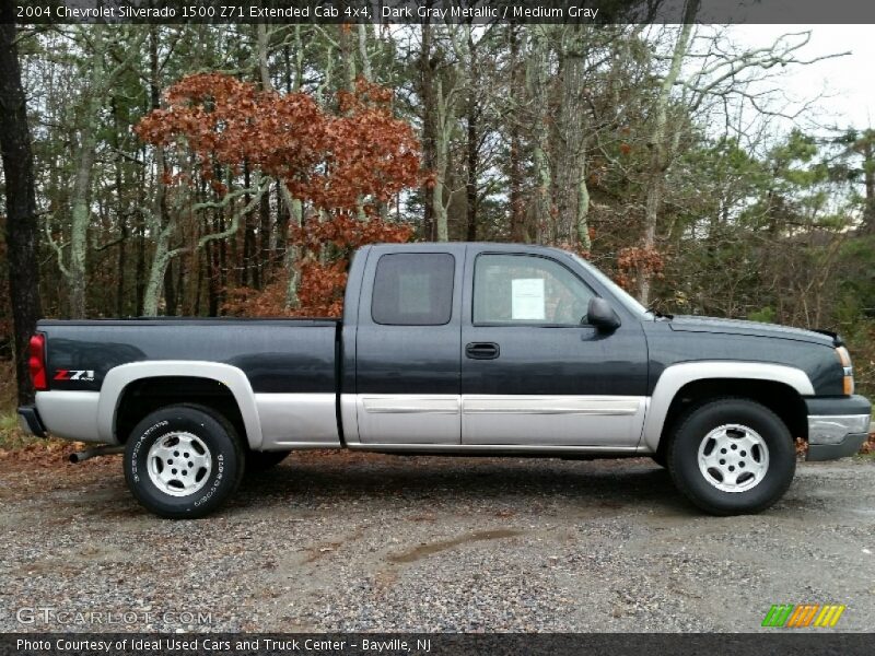  2004 Silverado 1500 Z71 Extended Cab 4x4 Dark Gray Metallic